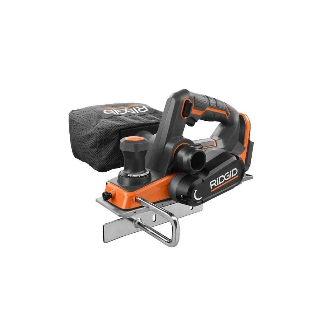 Ridgid 18V Octane Brushless Cordless 3-1/4 in. Hand Planer Tool Only Dust Bag